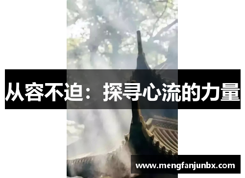 从容不迫：探寻心流的力量